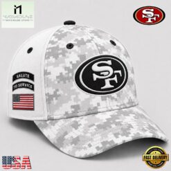 San Francisco 49ers 2026 NFL Salute to Service Digital Camo Baseball Cap