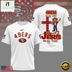 San Francisco 49ers Faith & Football 3D T-Shirt
