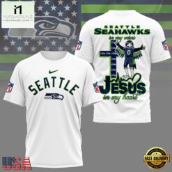 Seattle Seahawks Faith & Football 3D T-Shirt