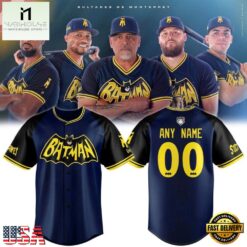Sultanes de Monterrey x Batman Night 2026 Custom Baseball Jersey