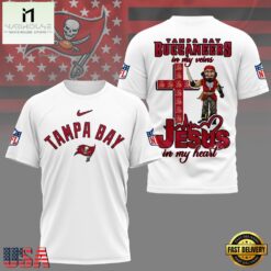 Tampa Bay Buccaneers Faith & Football 3D T-Shirt