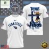 NFL Tennessee Titans Jesus In My Heart T-Shirt 2 Tennessee Titans Faith & Football 3D T-Shirt