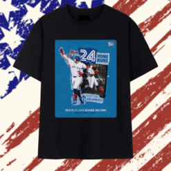 Kazuma Okamoto 24 Home Runs Ties Toronto Blue Jays Rookie Record Eric Hinske 2002 T Shirt , Stylish 2D Graphic Shirt Kazuma Okamoto 24 Home Runs Ties Toronto Blue Jays Rookie Record Eric Hinske 2002 T Shirt