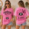 Georgia Bulldogs 2026 NCAA Pink October Breast Cancer Awareness Fan Pride Unisex T Shirt , NCAA College 3D Shirt Georgia Bulldogs 2026 Ncaa Pink October Breast Cancer Awareness Fan Pride Unisex T Shirt