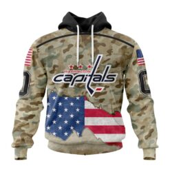 NHL Washington Capitals Specialized Kits For United State With Camo Color Hoodie, T Shirt , NHL 3D Game Day Tee Nhl Washington Capitals Specialized Kits For United State With Camo Color Hoodie T Shirt 1