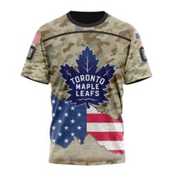 NHL Toronto Maple Leafs Specialized Kits For United State With Camo Color Hoodie, T Shirt , NHL 3D Game Day Tee Nhl Toronto Maple Leafs Specialized Kits For United State With Camo Color Hoodie T Shirt 4
