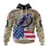 NHL Tampa Bay Lightning Specialized Kits For United State With Camo Color Hoodie, T Shirt , NHL 3D Game Day Tee Nhl Tampa Bay Lightning Specialized Kits For United State With Camo Color Hoodie T Shirt 1