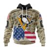 NHL Pittsburgh Penguins Specialized Kits For United State With Camo Color Hoodie, T Shirt , NHL 3D Game Day Tee Nhl Pittsburgh Penguins Specialized Kits For United State With Camo Color Hoodie T Shirt 1