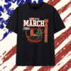 Miami Hurricanes 2026 Ncaa Mens Basketball March Madness The Road To Indianapolis Premium T Shirt , Stylish 2D Graphic Shirt Miami Hurricanes 2026 Ncaa Mens Basketball March Madness The Road TO Indianapolis Premium T Shirt