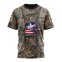 NHL Columbus Blue Jackets Specialized Unisex Vest Kits With Realtree Camo Hoodie, T Shirt, NHL 3D Game Day Tee Nhl Columbus Blue Jackets Specialized Unisex Vest Kits With Realtree Camo Hoodie T Shirt 4