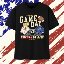 Arizona Wildcats vs Northern Arizona Lumberjacks Game Day September 5 2026 Tucson T Shirt, Stylish 2D Graphic Shirt Arizona Wildcats VS Northern Arizona Lumberjacks Game Day September 5 2026 Tucson T Shirt