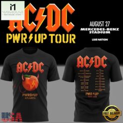 ACDC Exclusive Atlanta Event Shirt Power Up Tour 2026 T Shirt, Popular 3D Music Tee Acdc Exclusive Atlanta Event Shirt Power UP Tour 2026 T Shirt
