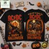 ACDC Highway to Halloween Pumpkin Rock T Shirt, Popular 3D Music Tee Acdc Highway TO Halloween Pumpkin Rock T Shirt