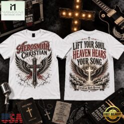 Aerosmith Christian Lift Your Soul Heaven Hears Your Song 3D Shirt, Popular 3D Music Tee Aerosmith Christian Lift Your Soul Heaven Hears Your Song 3D Shirt
