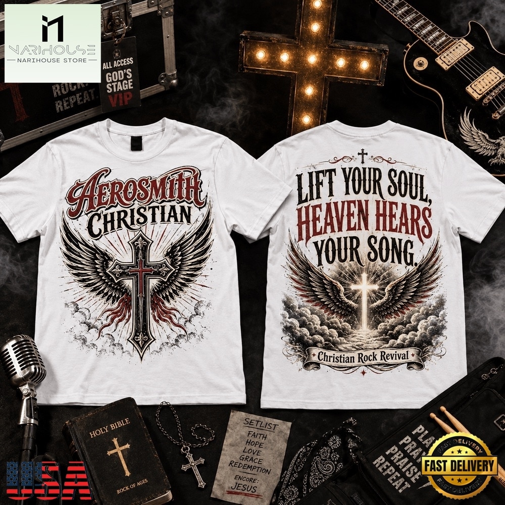 Aerosmith Christian Lift Your Soul Heaven Hears Your Song 3D Shirt, Popular 3D Music Tee Aerosmith Christian Lift Your Soul Heaven Hears Your Song 3D Shirt, Popular 3D Music Tee