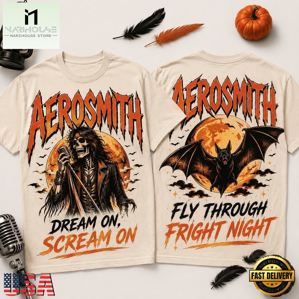 Aerosmith Dream On Scream On Fright Night 3D Shirt, Popular 3D Music Tee Aerosmith Dream On Scream On Fright Night 3D Shirt, Popular 3D Music Tee