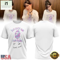 Aespa x BAPE Signed 2026 Limited Edition 3D Shirt , Popular 3D Music Tee Aespa X Bape Signed 2026 Limited Edition 3D Shirt