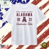 Alabama Crimson Tide Where Legends Are Made 18 31 T Shirt , Stylish 2D Graphic Shirt Alabama Crimson Tide Where Legends Are Made 18 31 T Shirt