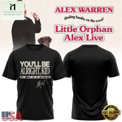 Alex Warren’s Little Orphan Alex Tour 2026 Black T Shirt, Popular 3D Music Tee Alex Warren S Little Orphan Alex Tour 2026 Black T Shirt