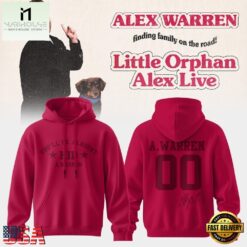 Alex Warren’s Little Orphan Alex Tour 2026 Pesonalized Hoodie, Popular 3D Music Tee Alex Warren S Little Orphan Alex Tour 2026 Pesonalized Hoodie