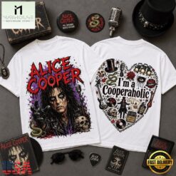 Alice Cooper Shock Rock Graphic 3D Shirt , Popular 3D Music Tee Alice Cooper Shock Rock Graphic 3D Shirt
