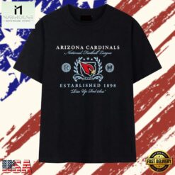 Arizona Cardinals Est 1898 Rise Up Red Sea National Football League T Shirt, Stylish 2D Graphic Shirt Arizona Cardinals Est 1898 Rise UP Red Sea National Football League T Shirt