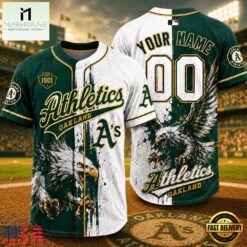 Athletics 2026 MLB Eagle America Personalized Baseball Jersey , MLB Sports Baseball Jersey Athletics 2026 Mlb Eagle America Personalized Baseball Jersey