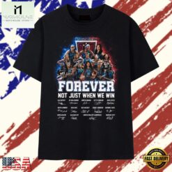 Atlanta Dream Forever Not Just When We Win Signatures WNBA 2026 T Shirt , Stylish 2D Graphic Shirt Atlanta Dream Forever Not Just When WE Win Signatures Wnba 2026 T Shirt