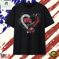 Atlanta Dream Go Dream Heart Sparkle Graphic Basketball T Shirt , Stylish 2D Graphic Shirt Atlanta Dream GO Dream Heart Sparkle Graphic Basketball T Shirt