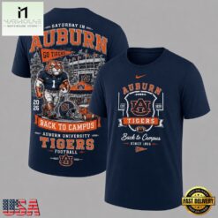 Auburn Tigers 2026 NCAA Back To Campus 3D Shirt , NCAA College 3D Shirt Auburn Tigers 2026 Ncaa Back TO Campus 3D Shirt