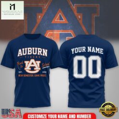 Auburn Tigers NCAA Campus Pride Back to School 2026 Personalized 3D Shirt , NCAA College 3D Shirt Auburn Tigers Ncaa Campus Pride Back TO School 2026 Personalized 3D Shirt
