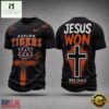 Auburn Tigers NCAA Jesus Won New Design 3D Shirt , NCAA College 3D Shirt Auburn Tigers Ncaa Jesus Won New Design 3D Shirt
