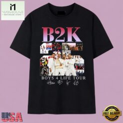 B2K Boys 4 Life Tour 25th Anniversary Signatures R&B Band T Shirt, Music Fan 2D Shirt B2k Boys 4 Life Tour 25th Anniversary Signatures R B Band T Shirt