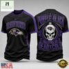 Baltimore Ravens NFL Till I’m Dead Forever Skull Fan Pride 3D Shirt, NFL Sporty Shirt Baltimore Ravens Nfl Till I M Dead Forever Skull Fan Pride 3D Shirt