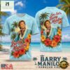 Barry Manilow Tropical Lei Portrait 2026 3D Shirt , Popular 3D Music Tee Barry Manilow Tropical Lei Portrait 2026 3D Shirt