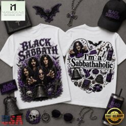 Black Sabbath I’m a Sabbathaholic Heavy Metal Vintage 3D Shirt , Popular 3D Music Tee Black Sabbath I M A Sabbathaholic Heavy Metal Vintage 3D Shirt