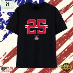 Bo Jackson 25 Ohio State Buckeyes Jersey T Shirt , Stylish 2D Graphic Shirt BO Jackson 25 Ohio State Buckeyes Jersey T Shirt