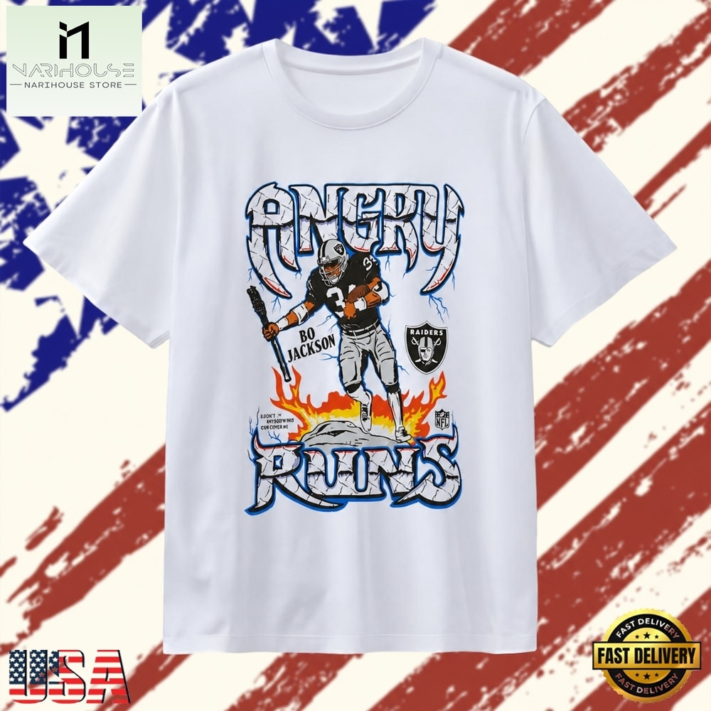 Bo Jackson Las Vegas Raiders Angry Runs Good Morning Football T Shirt, Stylish 2D Graphic Shirt Bo Jackson Las Vegas Raiders Angry Runs Good Morning Football T Shirt, Stylish 2D Graphic Shirt