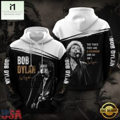 Bob Dylan 3D All Over Print Hoodie, Popular 3D Music Tee Bob Dylan 3D All Over Print Hoodie