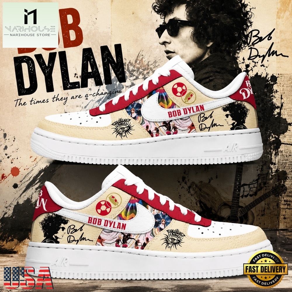 Bob Dylan Air Force 1 Shoes Sneaker Bob Dylan Air Force 1 Shoes Sneaker
