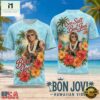 Bon Jovi Sea Salt Hawaiian Lei Floral 2026 3D Shirt , Popular 3D Music Tee Bon Jovi Sea Salt Hawaiian Lei Floral 2026 3D Shirt
