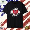 Boston Red Sox heart ripped chest MLB baseball T Shirt , Stylish 2D Graphic Shirt 2 Boston Red Sox heart ripped chest MLB baseball T Shirt , Stylish 2D Graphic Shirt Boston Red Sox Heart Ripped Chest Mlb Baseball T Shirt