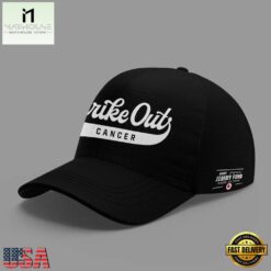 Boston Red Sox Strike out cancer 2026 Black Baseball Cap, Trending Cap Style Boston Red Sox Strike Out Cancer 2026 Black Baseball Cap