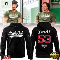 Boston Red Sox Strike out cancer 2026 Black Hoodie, Hot 3D Shirt Trend Boston Red Sox Strike Out Cancer 2026 Black Hoodie