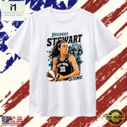 Breanna Stewart New York Liberty Stewie 30 T Shirt , Stylish 2D Graphic Shirt Breanna Stewart New York Liberty Stewie 30 T Shirt