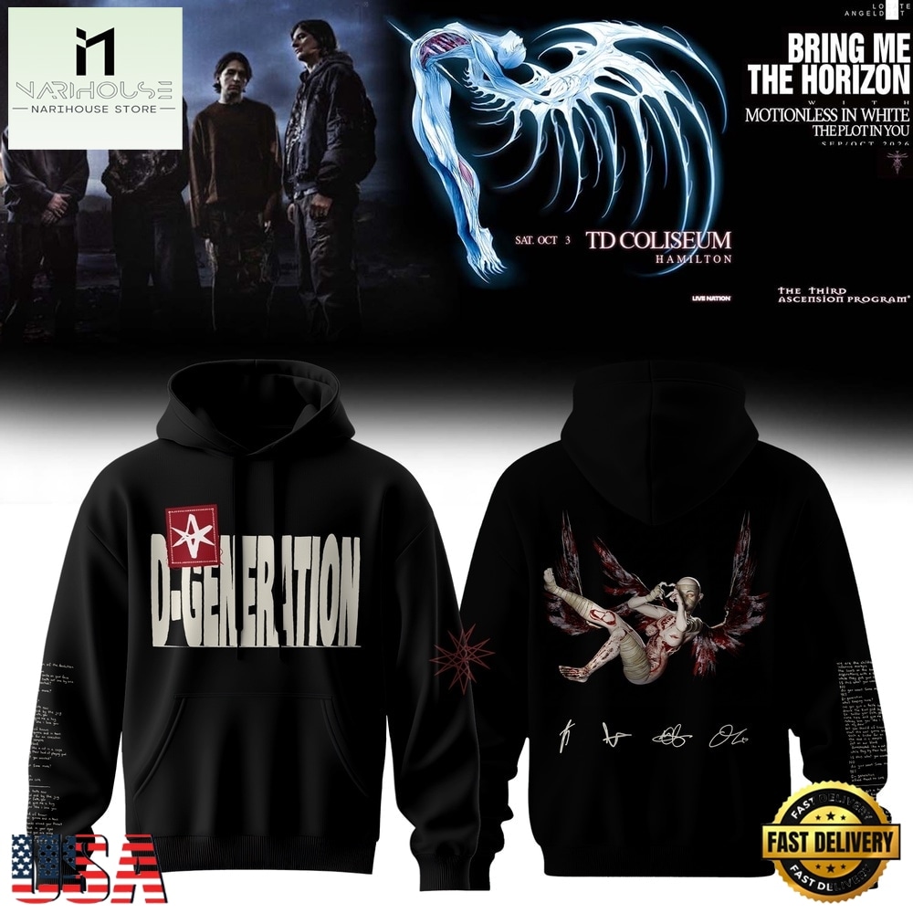 Bring Me the Horizon Music Signature 2026 Limited Edition Black Hoodie, Popular 3D Music Tee Bring Me the Horizon Music Signature 2026 Limited Edition Black Hoodie, Popular 3D Music Tee