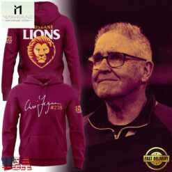 Brisbane Lions Chris Fagan Milestone Signature 2026 Hoodie , Hot 3D Shirt Trend Brisbane Lions Chris Fagan Milestone Signature 2026 Hoodie