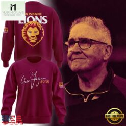 Brisbane Lions Chris Fagan Milestone Signature 2026 Sweatshirt , Hot 3D Shirt Trend Brisbane Lions Chris Fagan Milestone Signature 2026 Sweatshirt