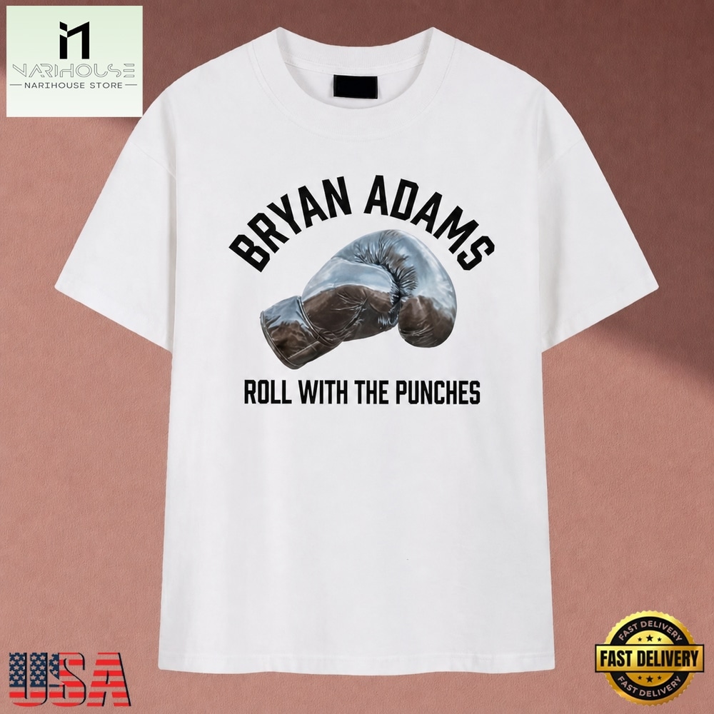Bryan Adams Roll With The Punches Boxing Glove T Shirt, Music Fan 2D Shirt Bryan Adams Roll With The Punches Boxing Glove T Shirt, Music Fan 2D Shirt