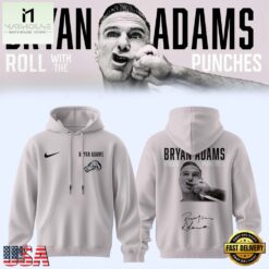 Bryan Adams Roll With The Punches Tour 2026 27 Limited Edition Signature Hoodie, Popular 3D Music Tee Bryan Adams Roll With The Punches Tour 2026 27 Limited Edition Signature Hoodie